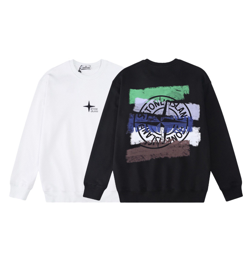 Stone Island Sweatshirt Black/White YZ W815