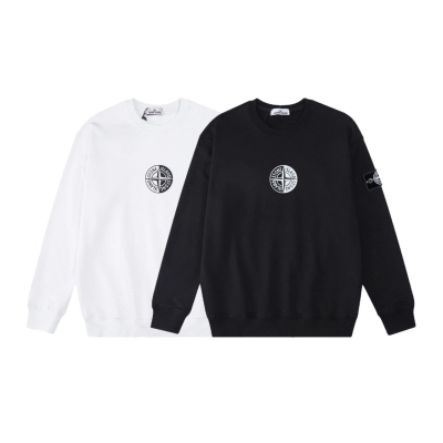 Stone Island Sweatshirt Black/White YZ W816 01