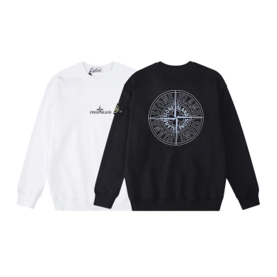 Stone Island Sweatshirt Black/White YZ W817 01