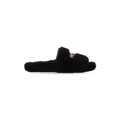 Balenciaga Black Furry Slides（QC needs at least 5 days or more） 02
