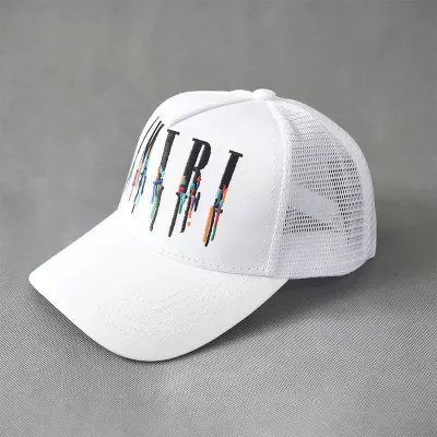 [Add One] Amiri Paint Drip Trucker Hat YZ AM005 01