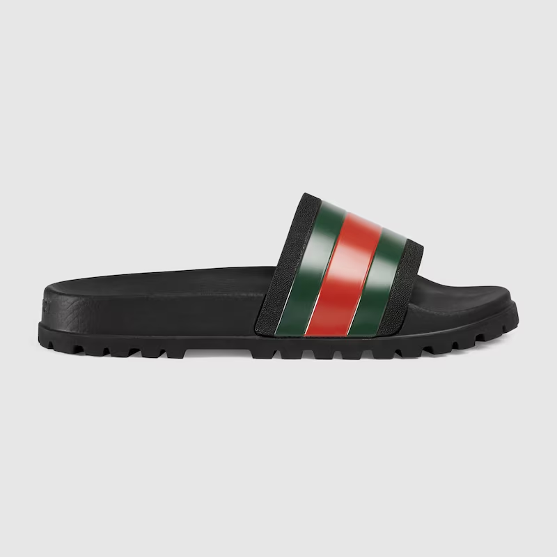Gucci Men's slide sandal with Web 429469 GIB10 1098
