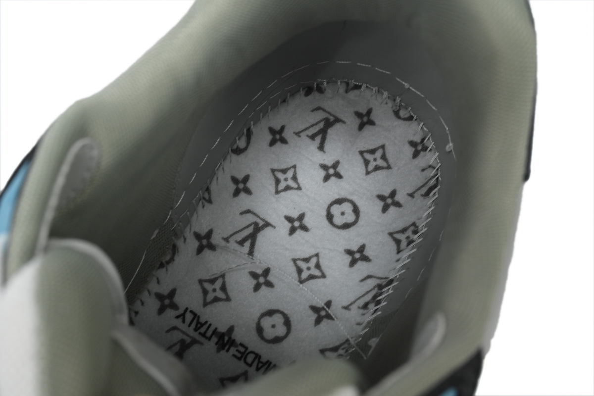 Louis Vuitton LV Trainer Sneaker Blue Grey Black CK240729 1AC510