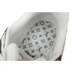 Louis Vuitton LV Trainer Sneaker Moka Brown Monogram Flower 1ACD7K CK240729