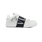 Valentino Garavani Men's VL7 Web Logo Low-Top Sneakers White Black