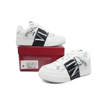 Valentino Garavani Men's VL7 Web Logo Low-Top Sneakers White Black