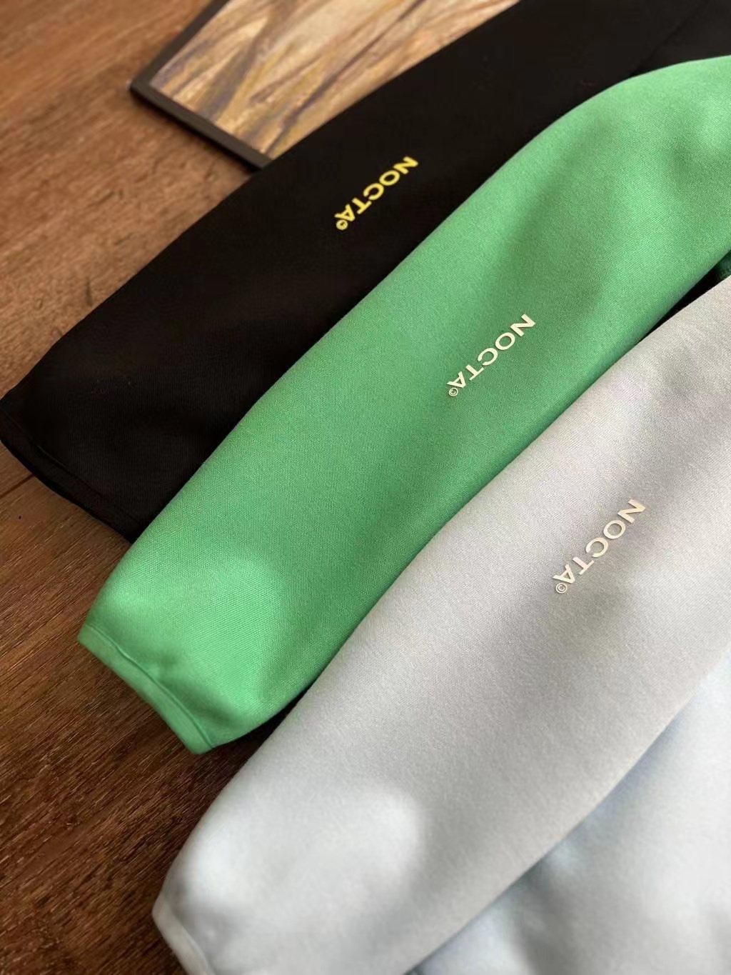 Nike x NOCTA Drake Tech Fleece Crew Sweatshirt & Joggers Set Black/Blue/Stadium Green YZ 240822