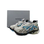 Balenciaga Runner Sneaker Beige Grey Blue 677403 W0RB6 2028
