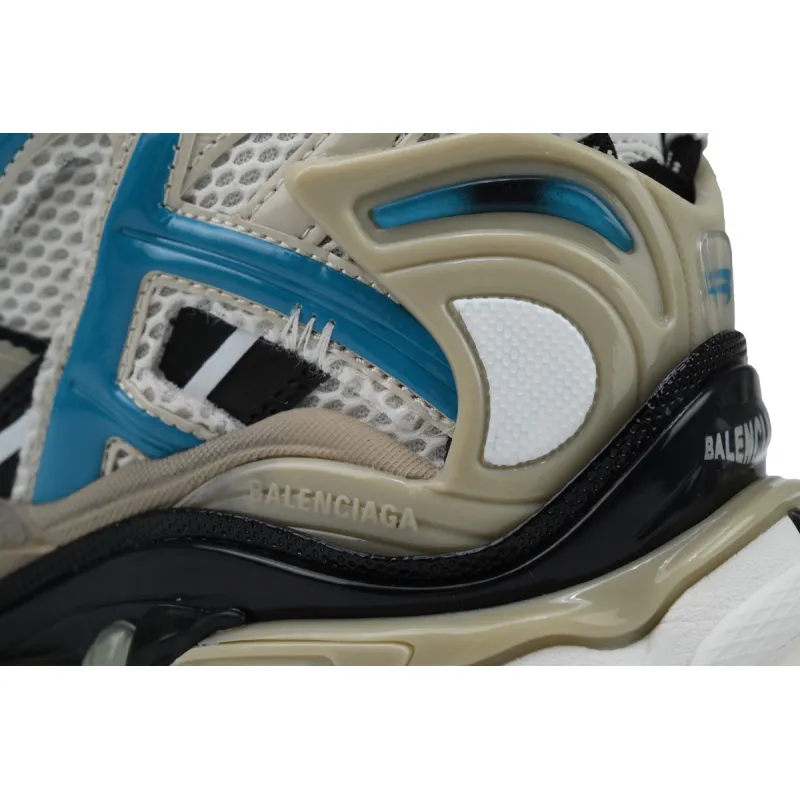 Balenciaga Runner Sneaker Beige Grey Blue 677403 W0RB6 2028