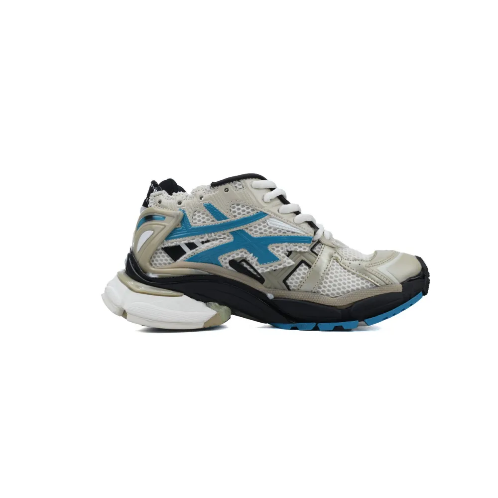 Balenciaga Runner Sneaker Beige Grey Blue 677403 W0RB6 2028