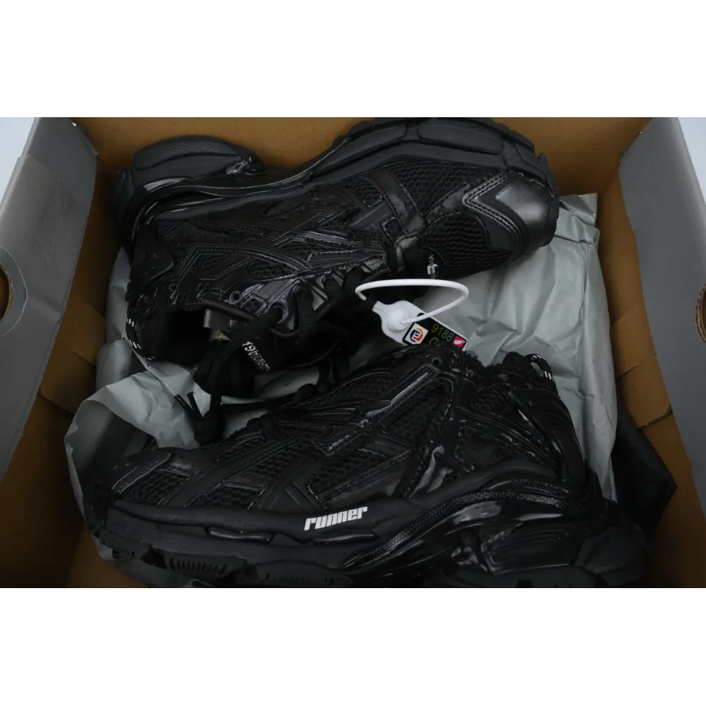 Balenciaga Runner Sneaker Black 656065 W3RA1 1000