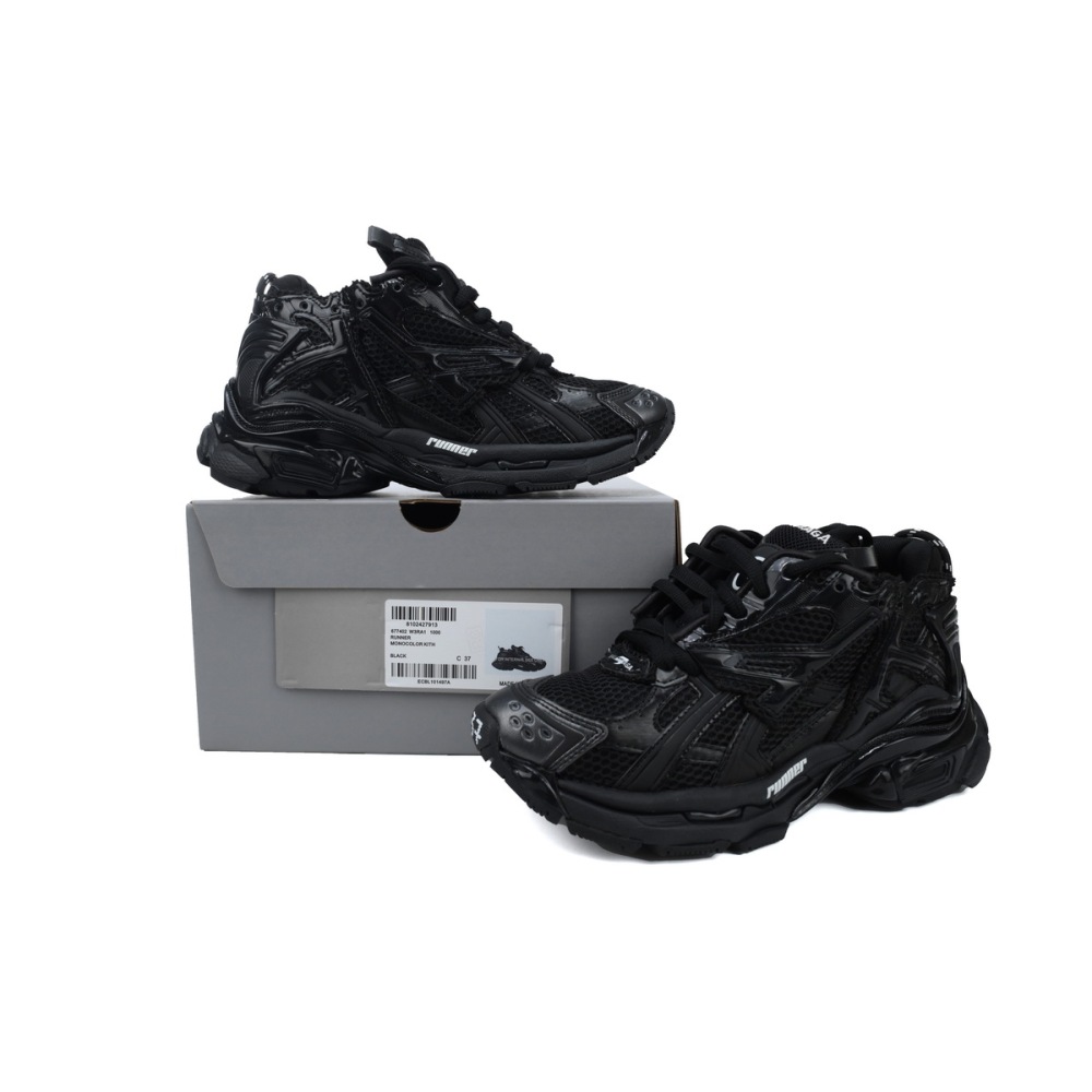 Balenciaga Runner Sneaker Black 656065 W3RA1 1000