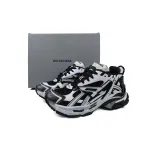 Balenciaga Runner Sneaker Black White 677403 Q3RB2 9010