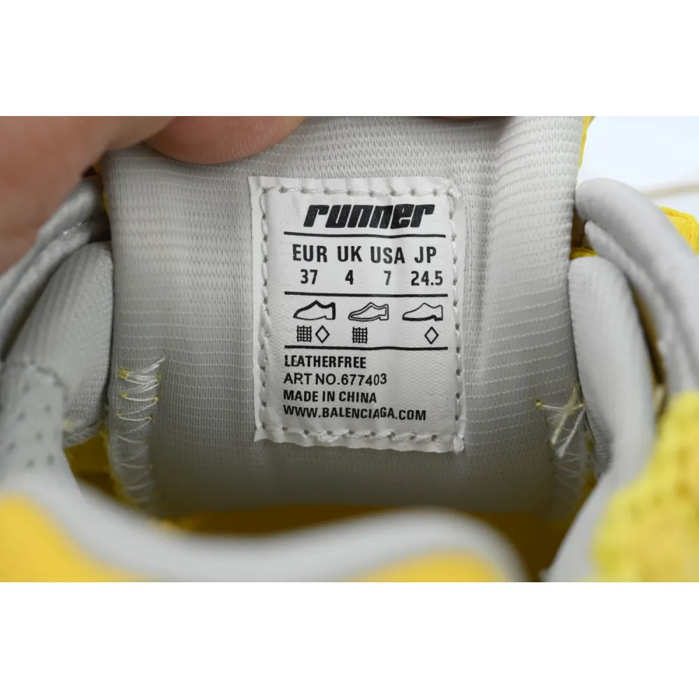 Balenciaga Runner Sneaker Black Yellow 677402 W2RJ5 2006