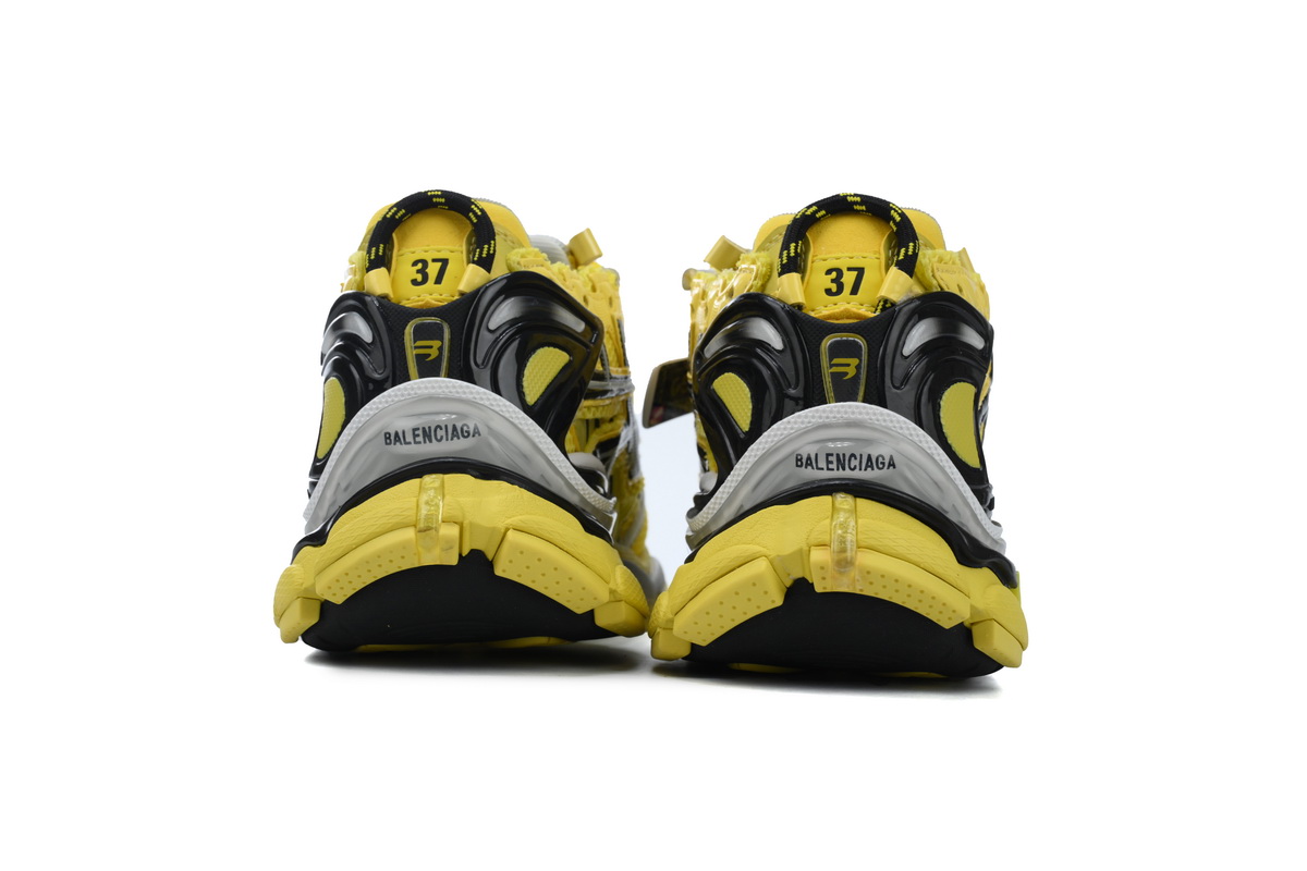 Balenciaga Runner Sneaker Black Yellow 677402 W2RJ5 2006