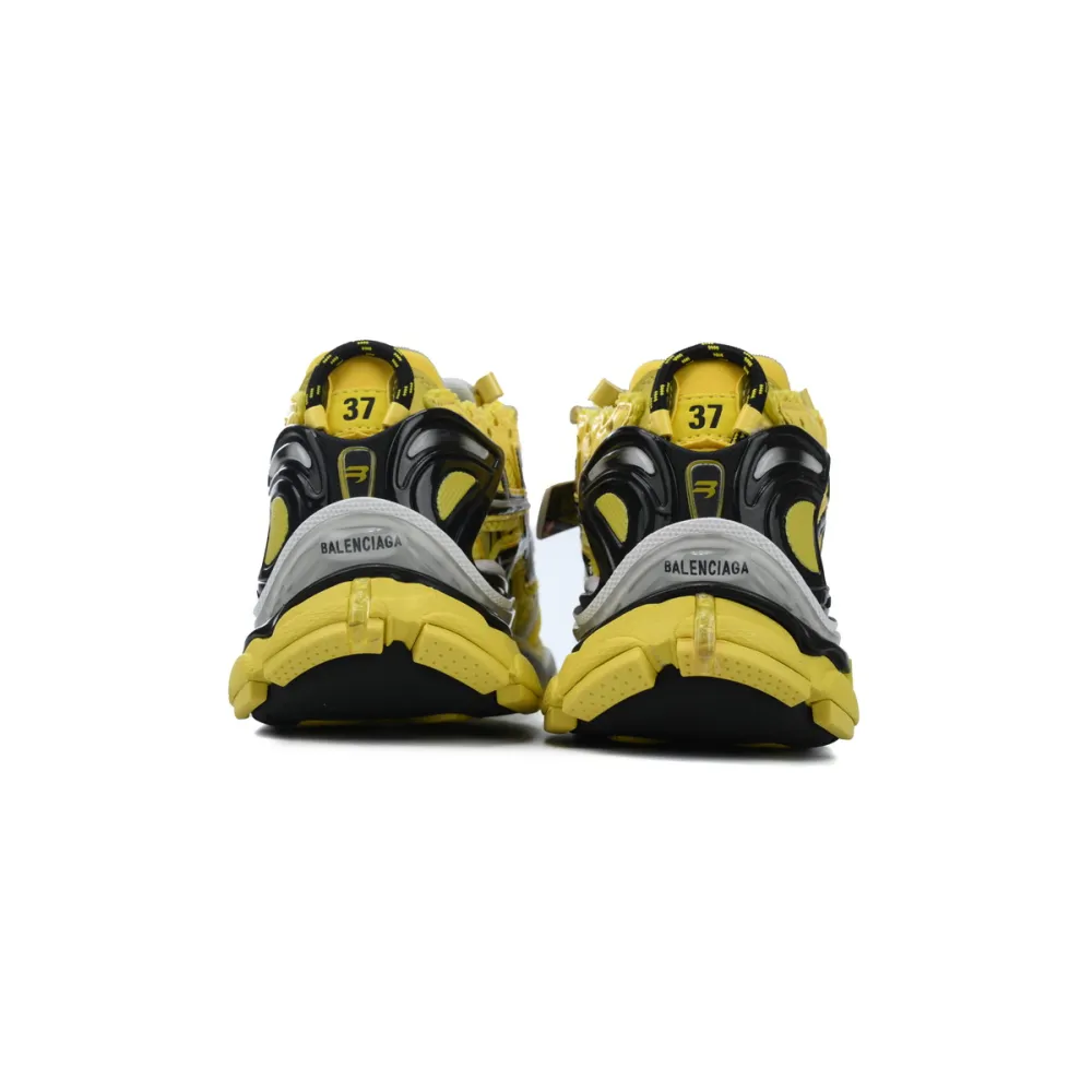 Balenciaga Runner Sneaker Black Yellow 677402 W2RJ5 2006