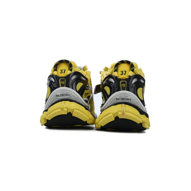 Balenciaga Runner Sneaker Black Yellow 677402 W2RJ5 2006