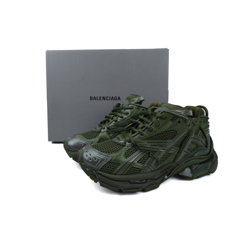 Balenciaga Runner Sneaker Dark Green 677403 W3RB1 3031