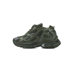 Balenciaga Runner Sneaker Dark Green 677403 W3RB1 3031