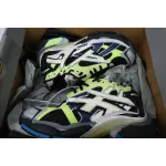 Balenciaga Runner Sneaker Grey Blue Green 677403 W3RB5 5179