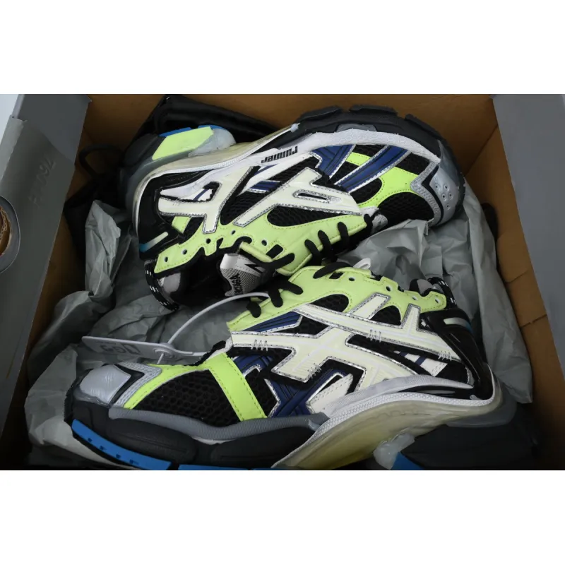 Balenciaga Runner Sneaker Grey Blue Green 677403 W3RB5 5179