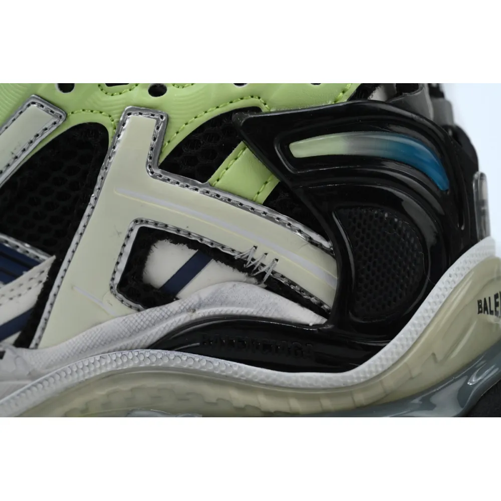 Balenciaga Runner Sneaker Grey Blue Green 677403 W3RB5 5179