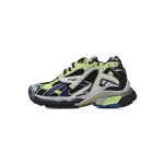 Balenciaga Runner Sneaker Grey Blue Green 677403 W3RB5 5179