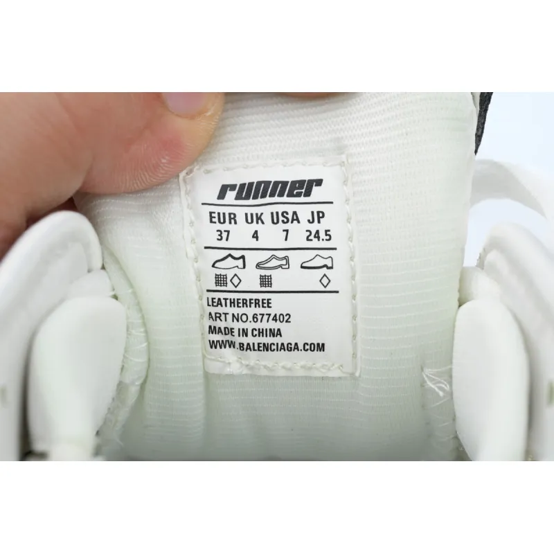 Balenciaga Runner Sneaker White 677402 W3RB1 9000