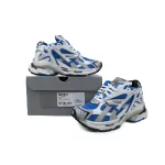 Balenciaga Runner Sneaker White Blue 677403 W3RB3 4912