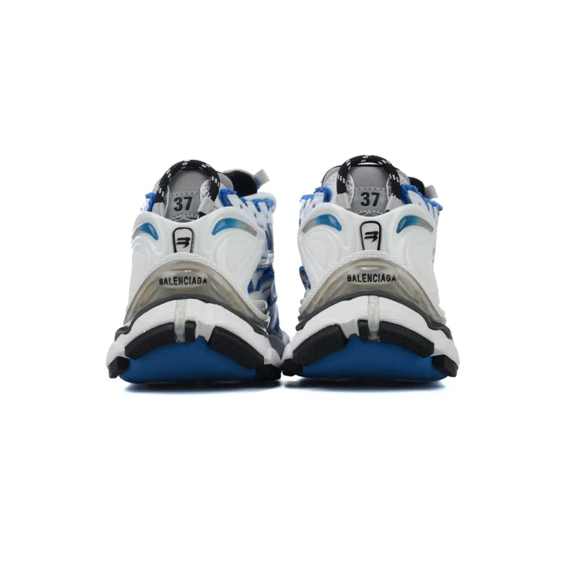 Balenciaga Runner Sneaker White Blue 677403 W3RB3 4912