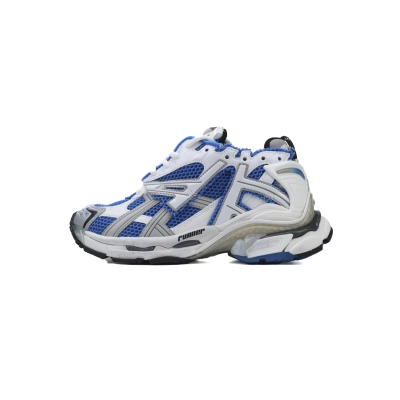 Balenciaga Runner Sneaker White Blue 677403 W3RB3 4912 01
