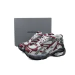 Balenciaga Runner Sneaker White Wine Red 677403 W3RB3 9069