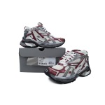 Balenciaga Runner Sneaker White Wine Red 677403 W3RB3 9069