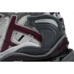Balenciaga Runner Sneaker White Wine Red 677403 W3RB3 9069