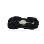 Balenciaga Runner Sneaker White Wine Red 677403 W3RB3 9069