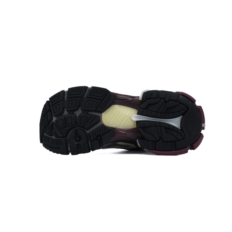 Balenciaga Runner Sneaker White Wine Red 677403 W3RB3 9069