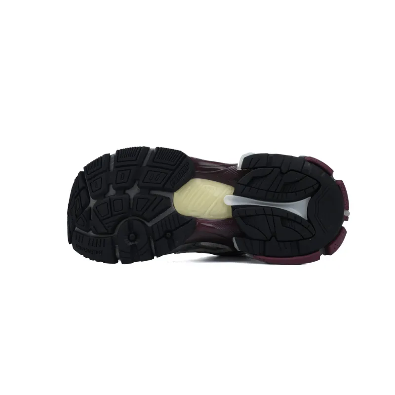 Balenciaga Runner Sneaker White Wine Red 677403 W3RB3 9069
