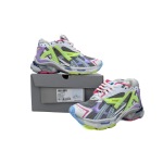 Balenciaga Runner Sneaker White Yellow Purple 677403 W3RBB 9069