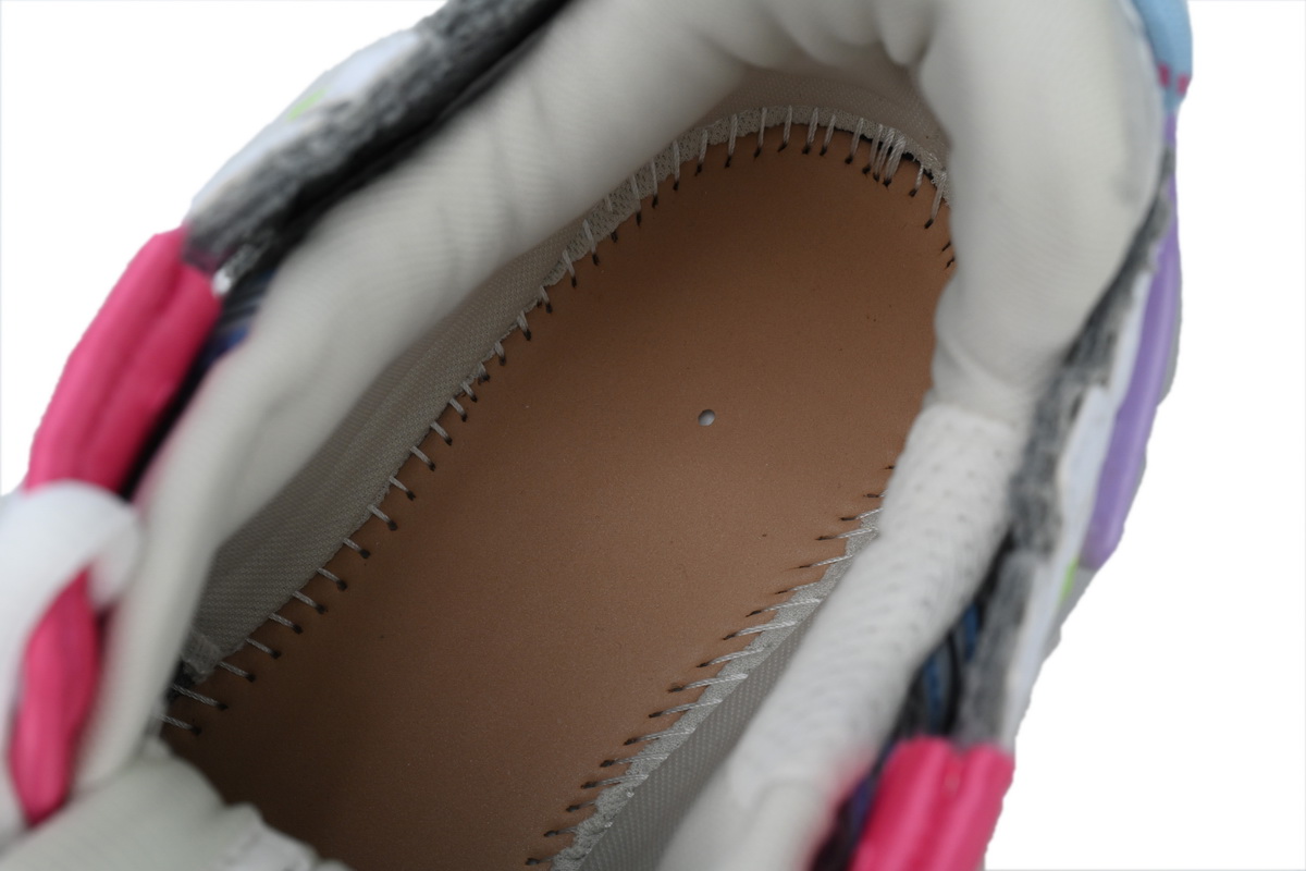 Balenciaga Runner Sneaker White Yellow Purple 677403 W3RBB 9069