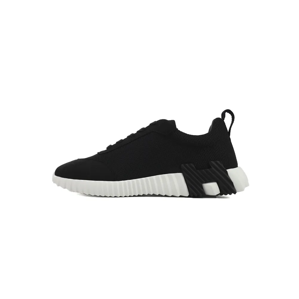 Hermes Bouncing Sneaker Black And White 