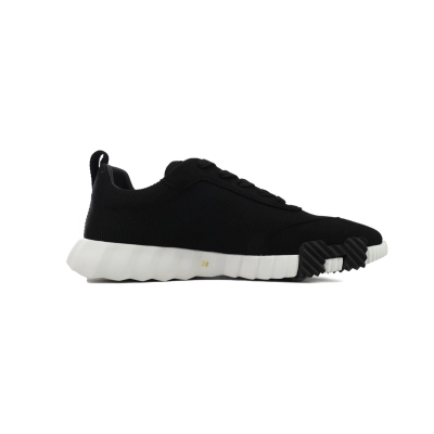 Hermes Bouncing Sneaker Black And White  02