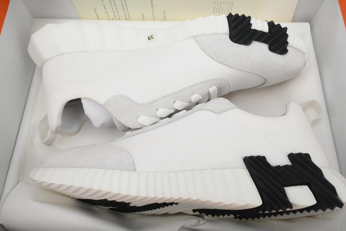 Hermes Bouncing Sneaker Grey White