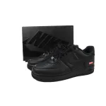 LJR Batch Supreme x Air Force 1 Low Black CU9225-001