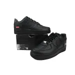 LJR Batch Supreme x Air Force 1 Low Black CU9225-001