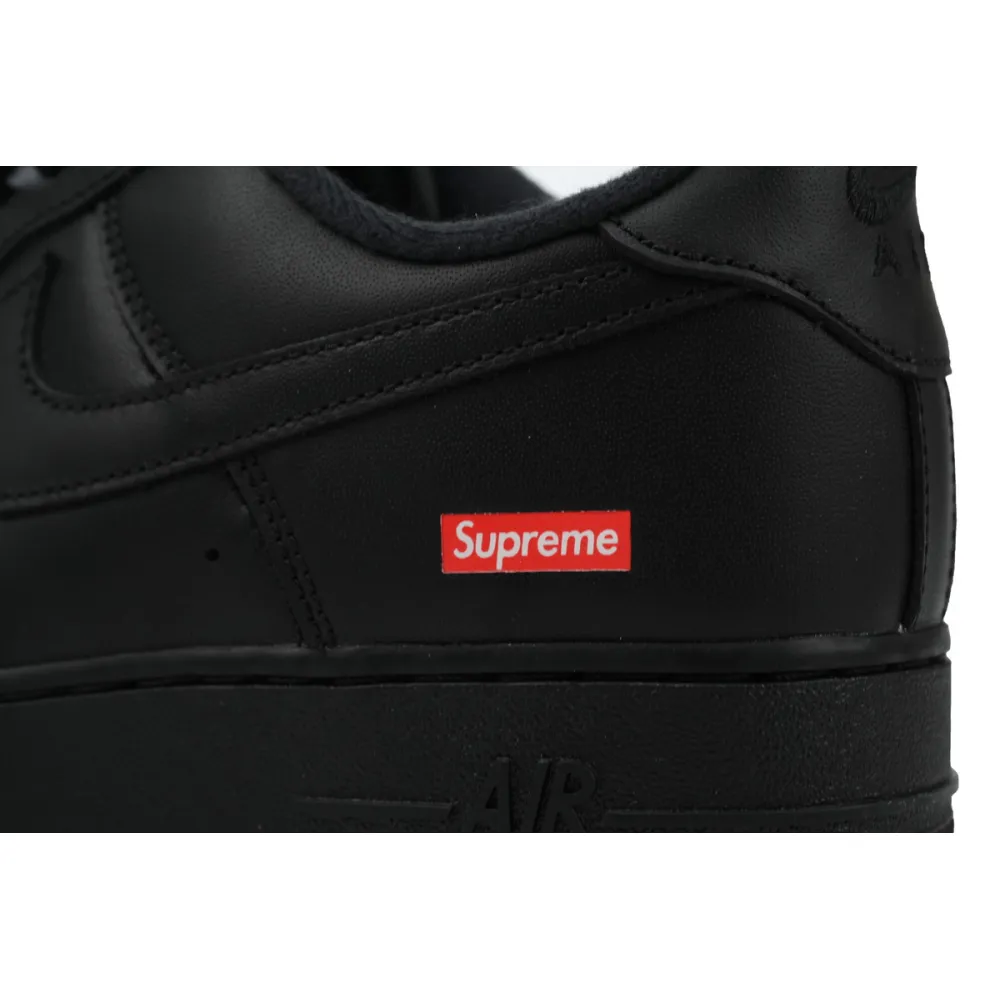 LJR Batch Supreme x Air Force 1 Low Black CU9225-001