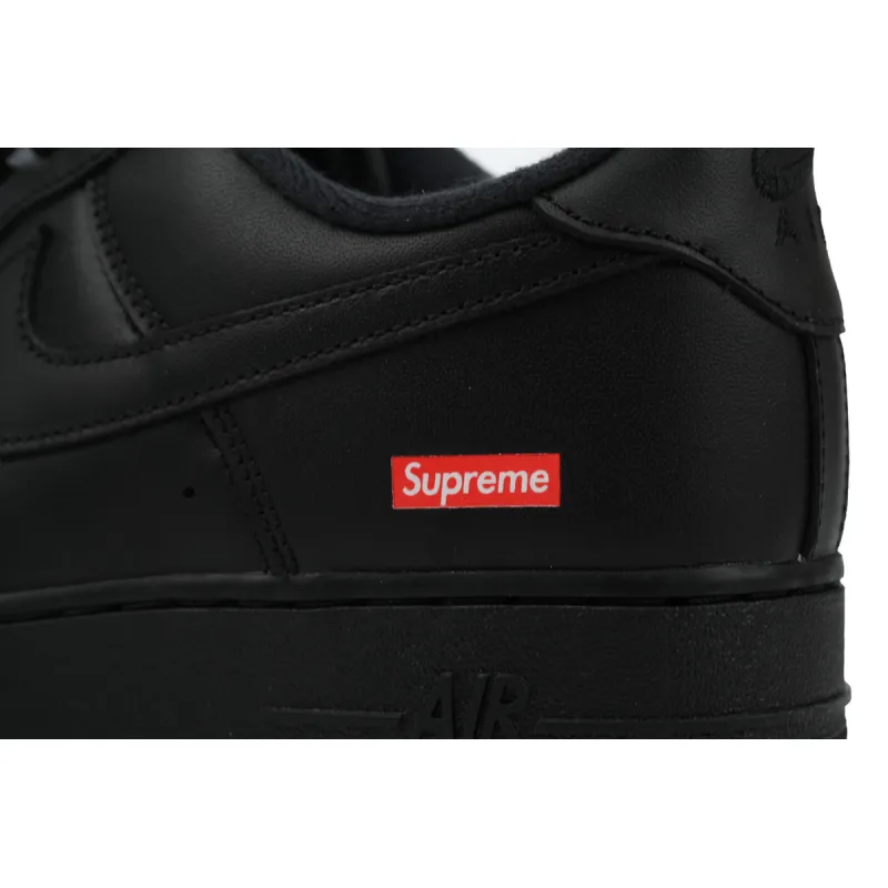 LJR Batch Supreme x Air Force 1 Low Black CU9225-001
