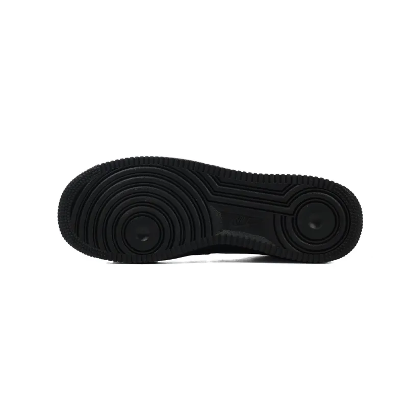 LJR Batch Supreme x Air Force 1 Low Black CU9225-001