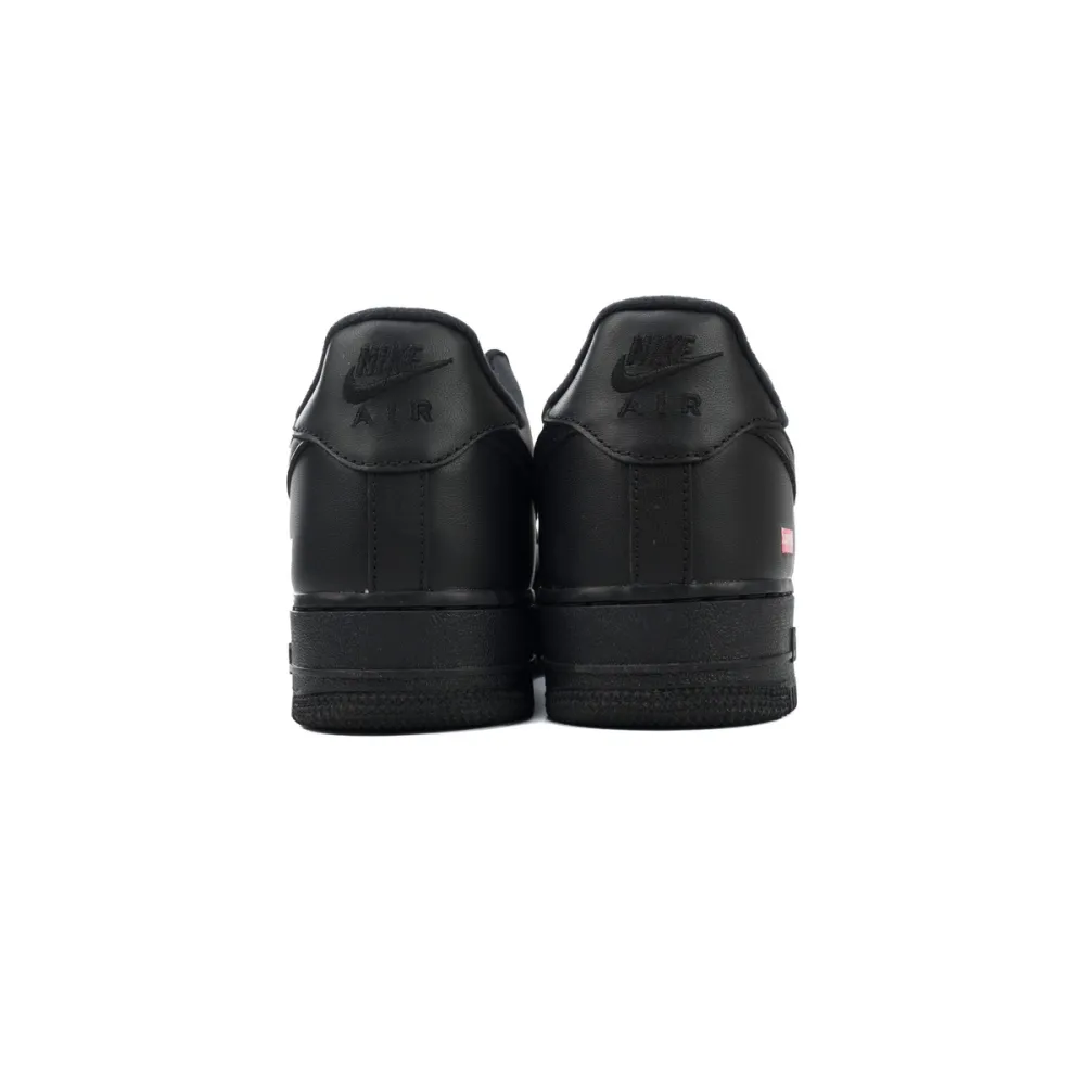 LJR Batch Supreme x Air Force 1 Low Black CU9225-001