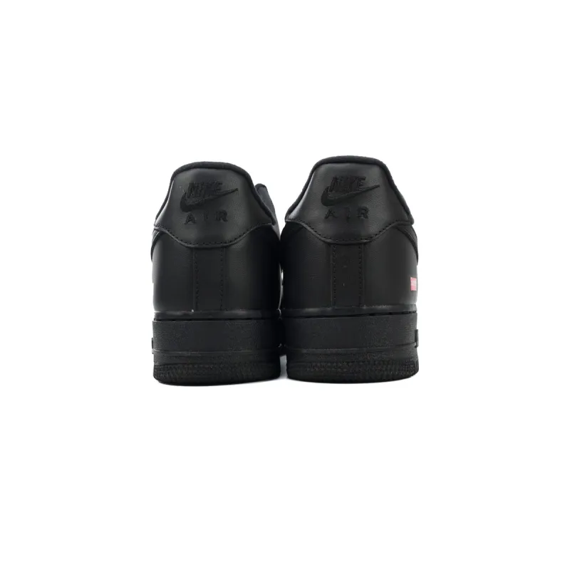 LJR Batch Supreme x Air Force 1 Low Black CU9225-001