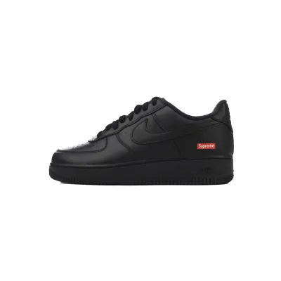 LJR Batch Supreme x Air Force 1 Low Black CU9225-001 01